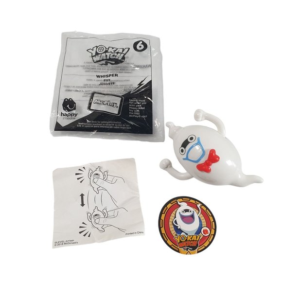 Yo-kai Watch Season 1 Whisper 6 Giggle Toy McDonalds Happy Meal Toy 2018 Collect - Picture 4 of 5